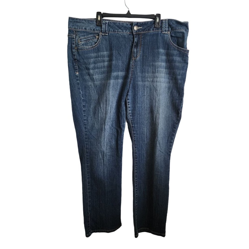 Lane Bryant Womans Medium Wash Denim Jeans Size 24
